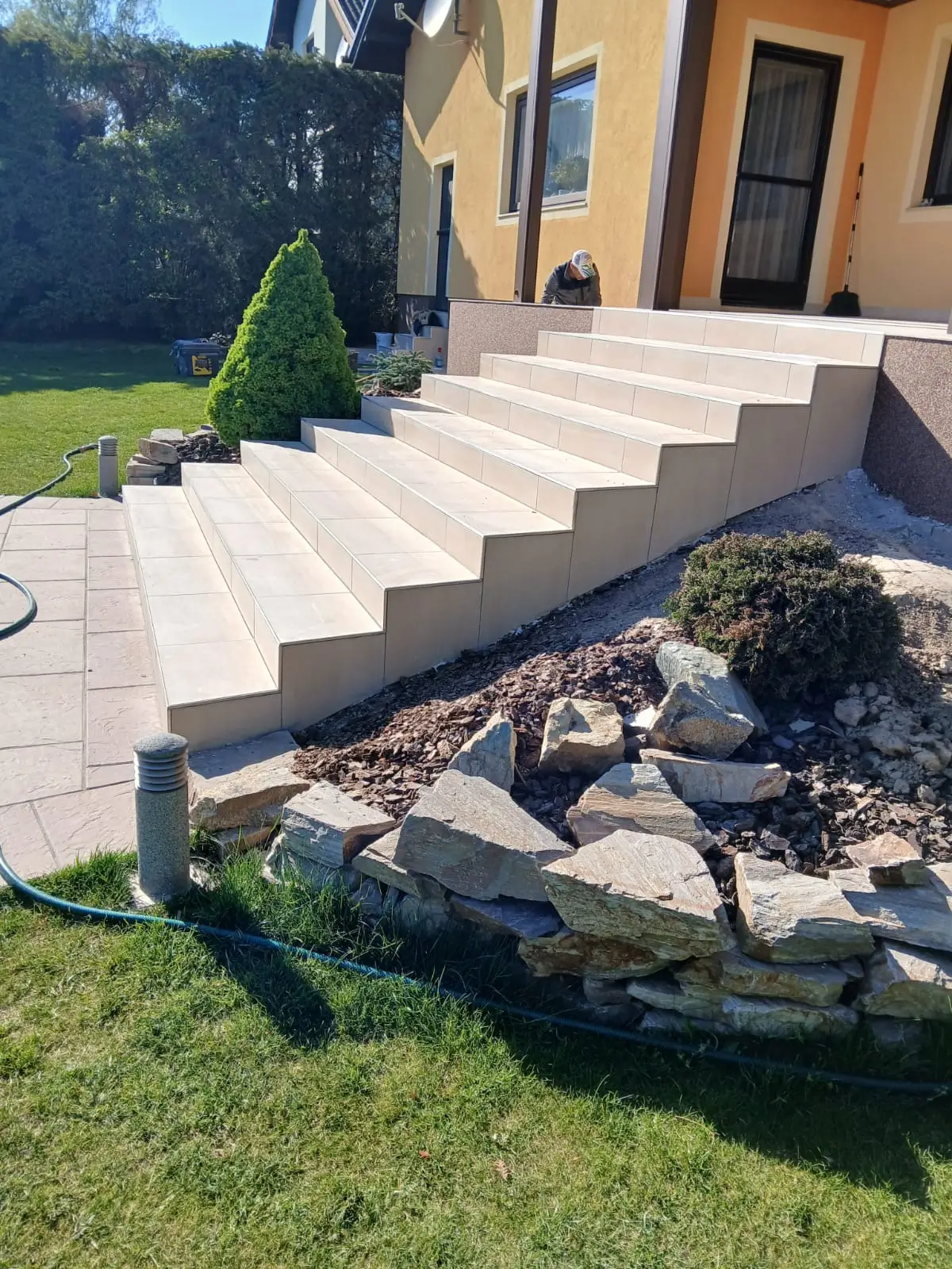 Exterior staircase new construction Vienna - Postu Bau
