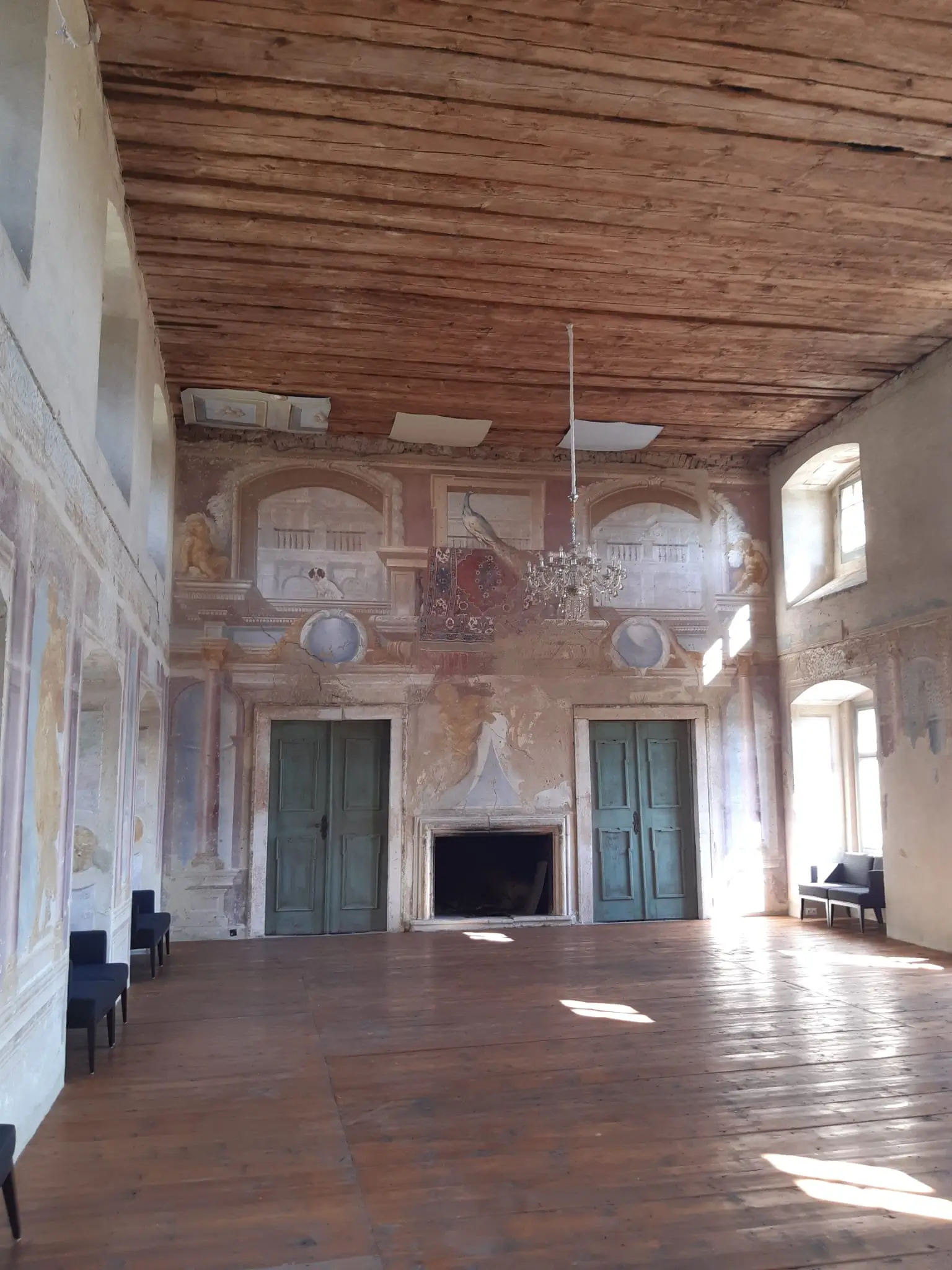 Baroque hall historical restoration Austria - Postu Bau